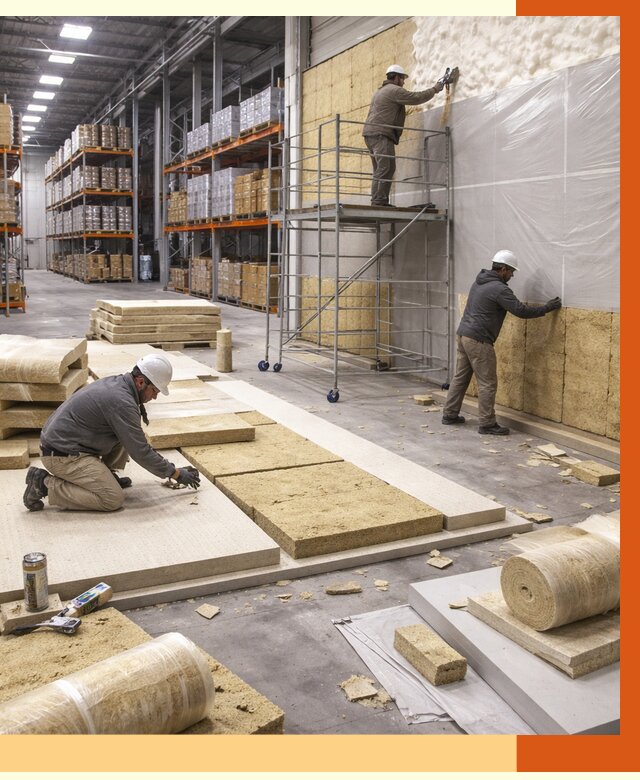 Утепление складского терминала в Твери от 8153 руб./м² под ключ | ТепломастерТвр